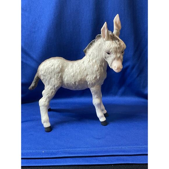 Porcelain Cybis Detailed Donkey Burro Figurine Signed - Picture 6 of 9